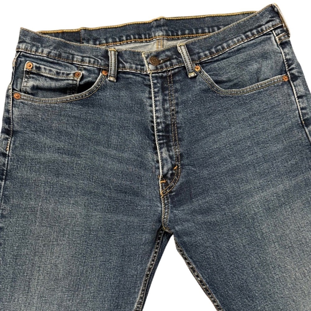 Levis 505 Regular Fit Straight Leg Mens Jeans Blue Medium Wash 36x32 00505-2221